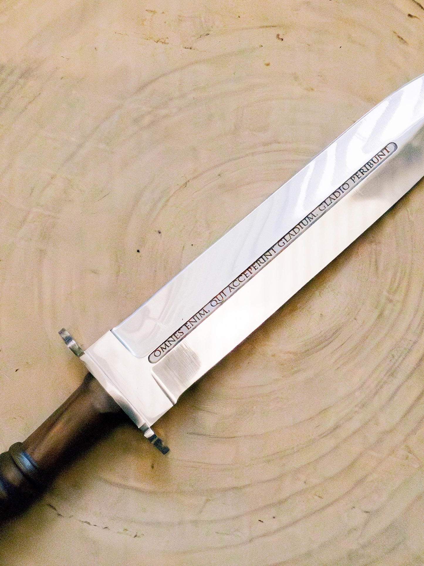 Dagger knife - Short Dagger 1085 steel & Rosewood Handle