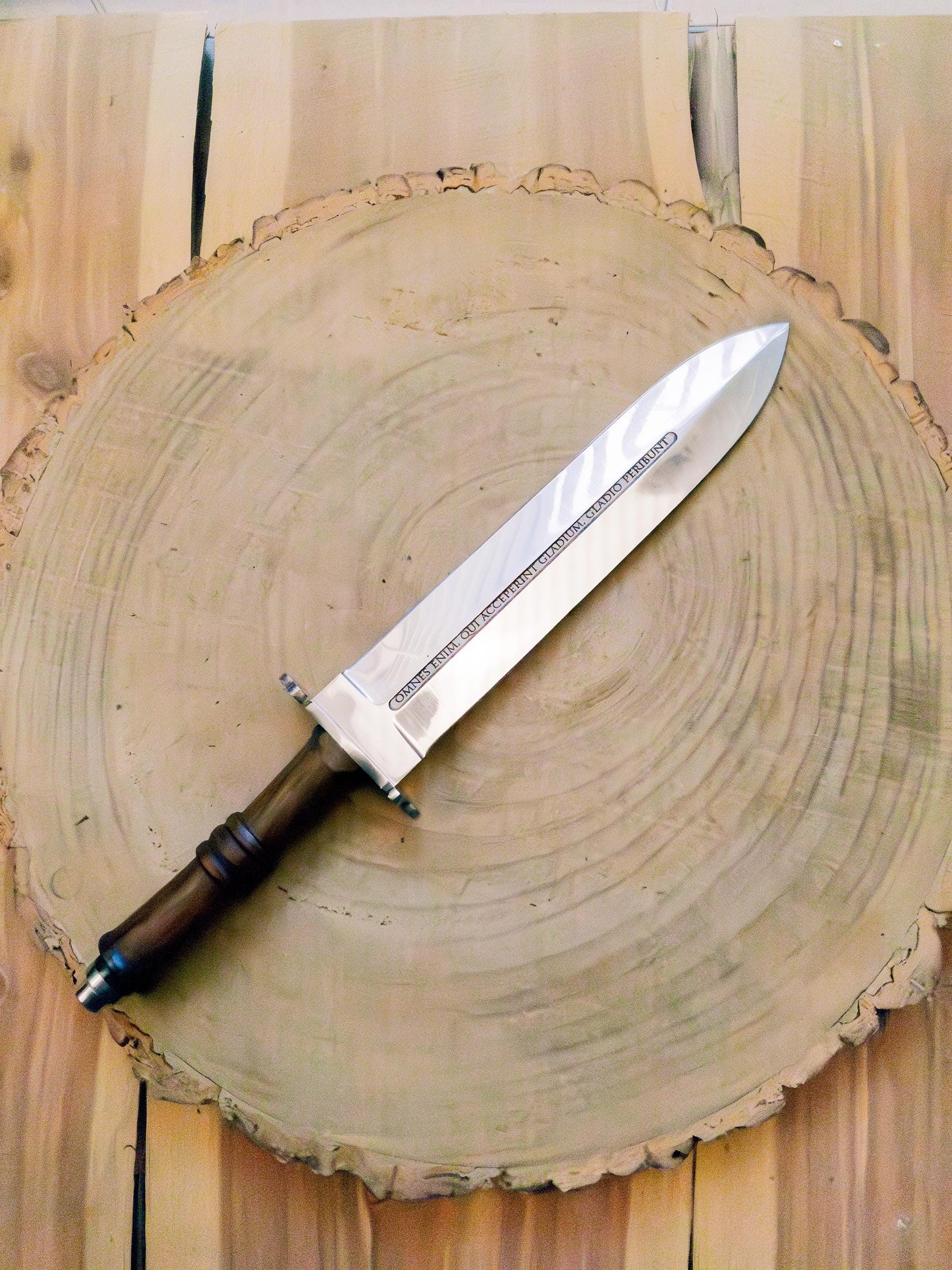 Dagger knife - Short Dagger 1085 steel & Rosewood Handle