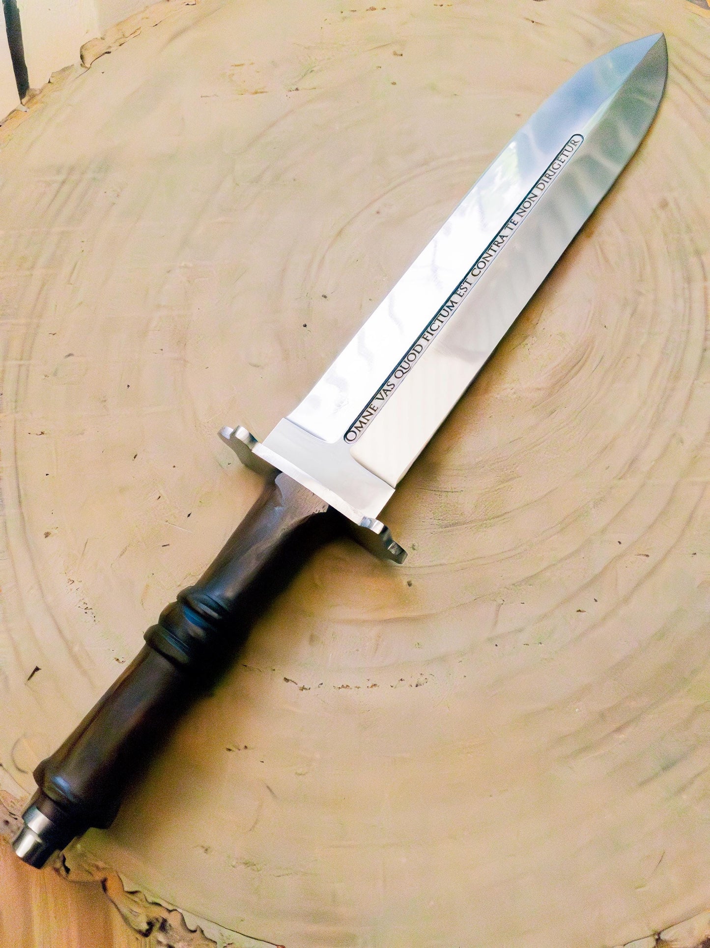 Dagger knife - Short Dagger 1085 steel & Rosewood Handle