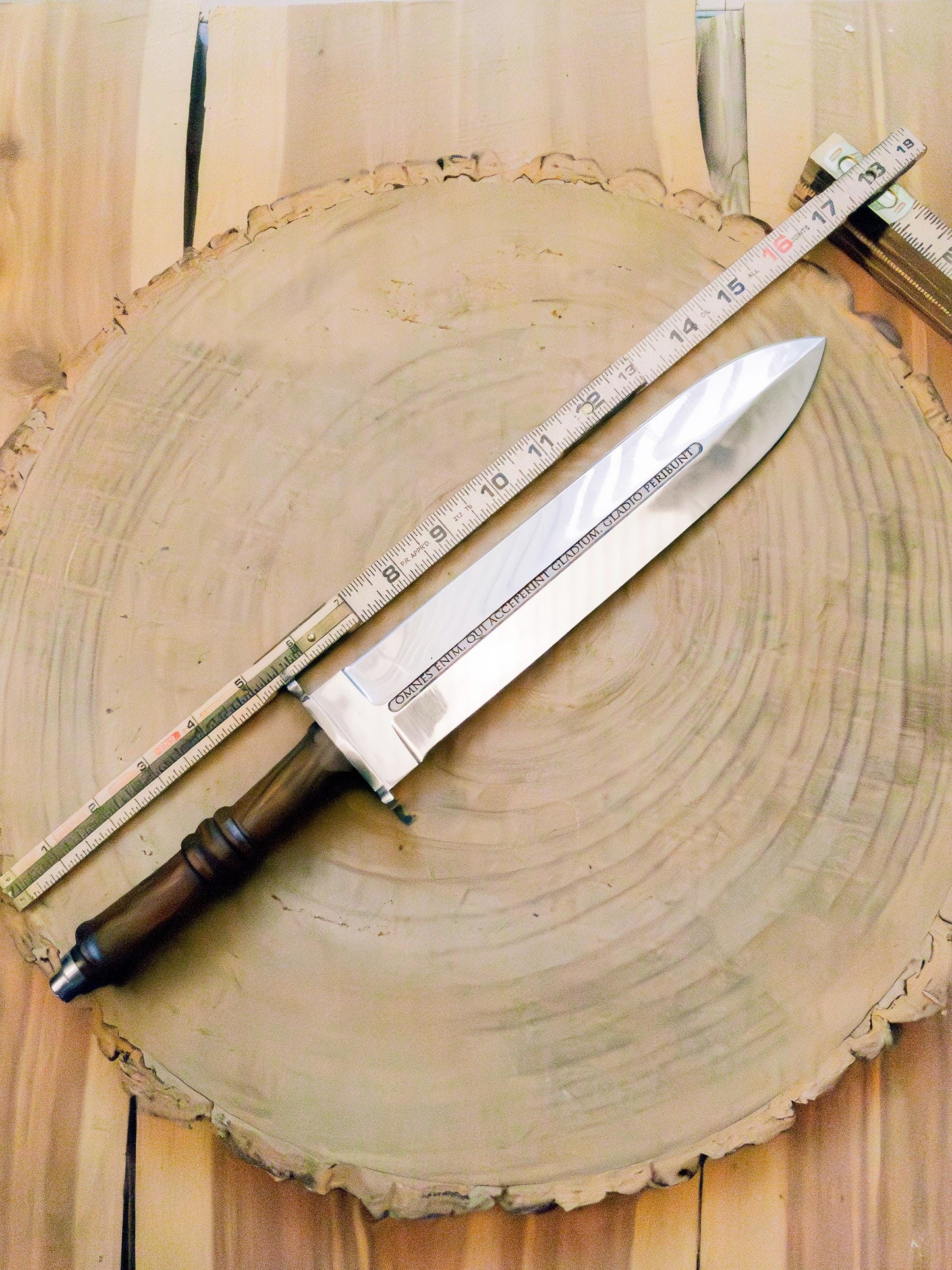 Dagger knife - Short Dagger 1085 steel & Rosewood Handle