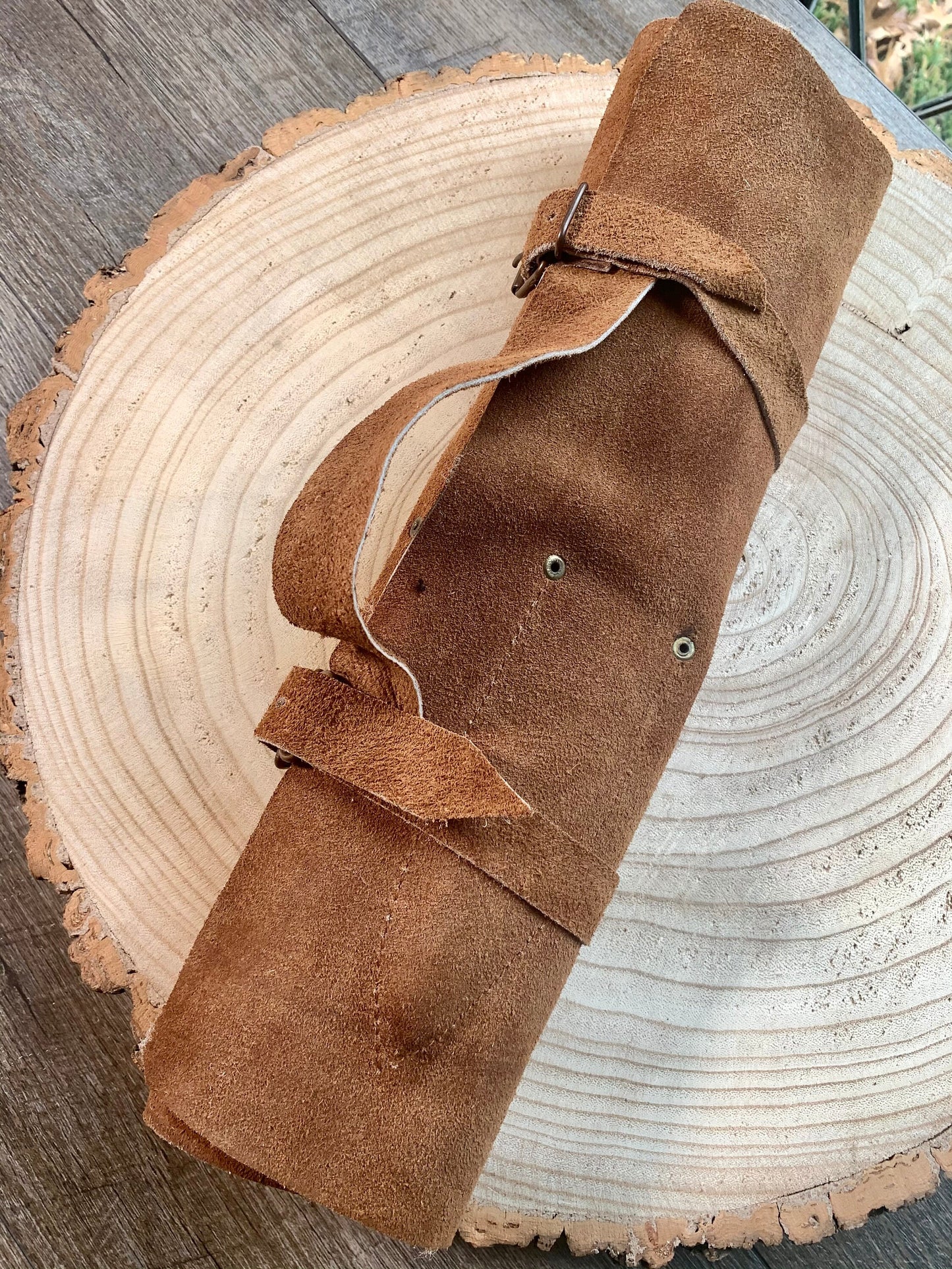 Chef Knife Set - 5 Piece Chef Knife - Damascus Steel Hand Forged w/ Chef Roll Carry Case