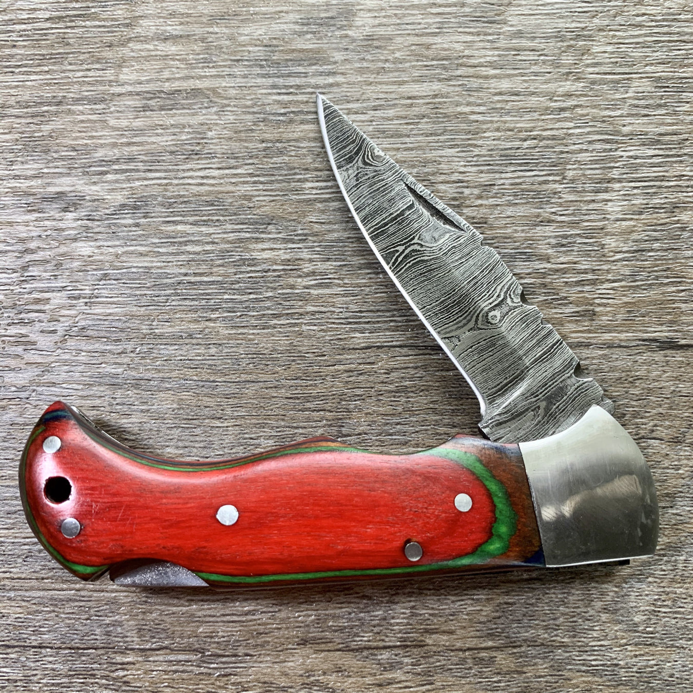 Damascus Knife folding knife pocket knife pocket knives EDC gift