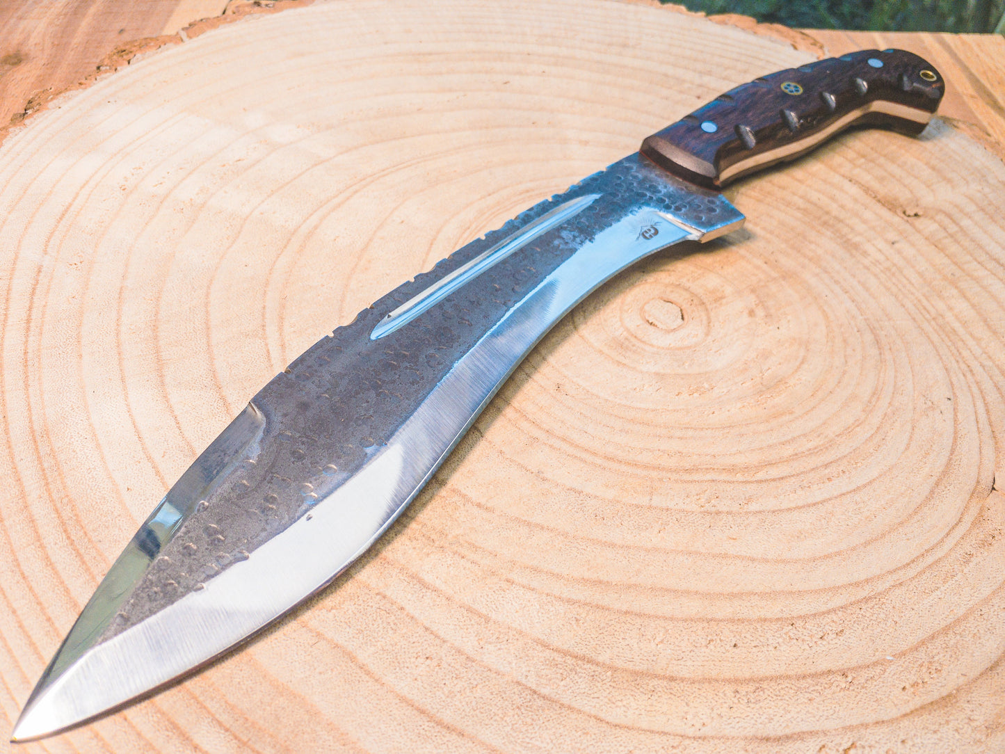 Hunting Kukri Knife in 1095 Steel