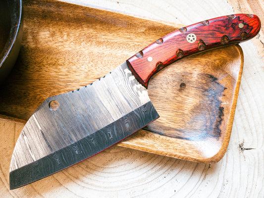 Damascus Steel Cleaver / Chopper Kitchen Knife