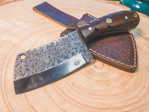 Premium Handcrafted Carbon Steel Kitchen Knife – Cleaver-Market