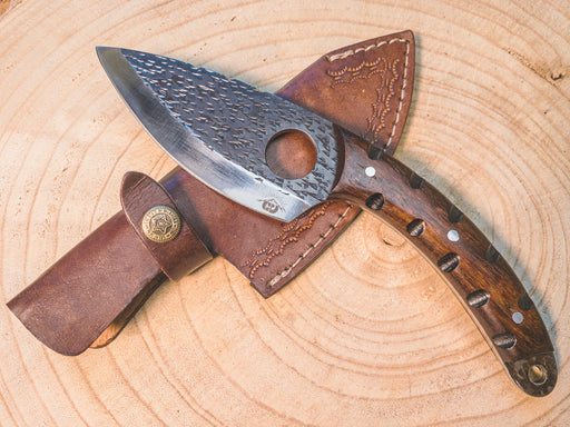 Handmade Damascus Chef Knife Big Chopper With Rosewood Handle 