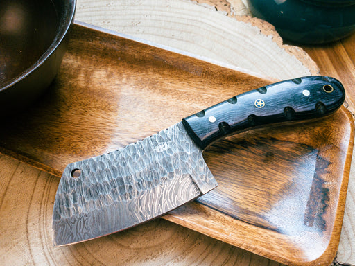 Damascus Steel Chef Cleaver – Camcar Blades
