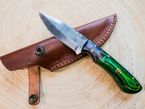 Damascus Fire Hunting / EDC Utility Knife Knife Fixed Blade